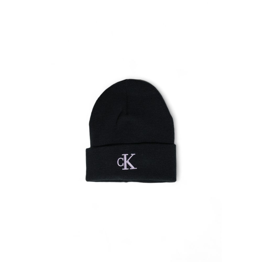 Calvin Klein Jeans Zwarte Gerecyclede Polyester Petten Baseballpet