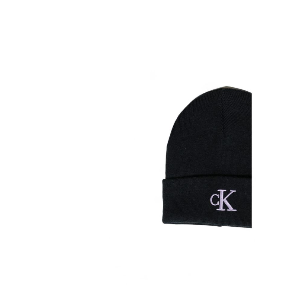 Calvin Klein Jeans Zwarte Gerecyclede Polyester Petten Baseballpet