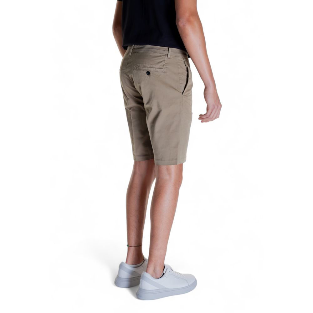 Antony Morato Beige Bermuda van katoen