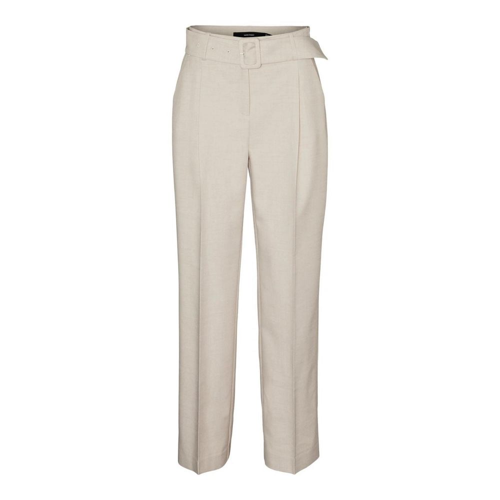 Pantalon en polyester gris Vero Moda
