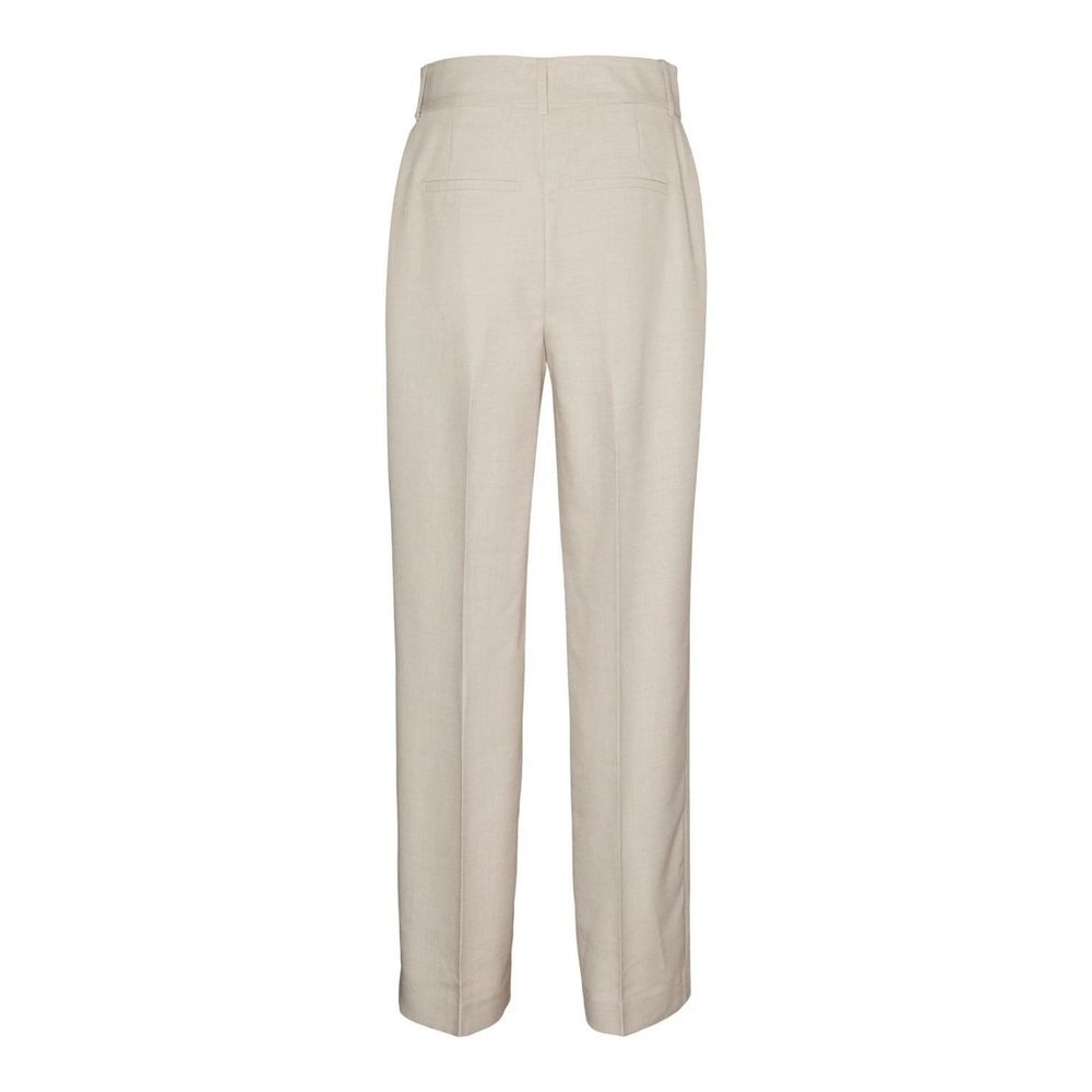 Pantalon en polyester gris Vero Moda