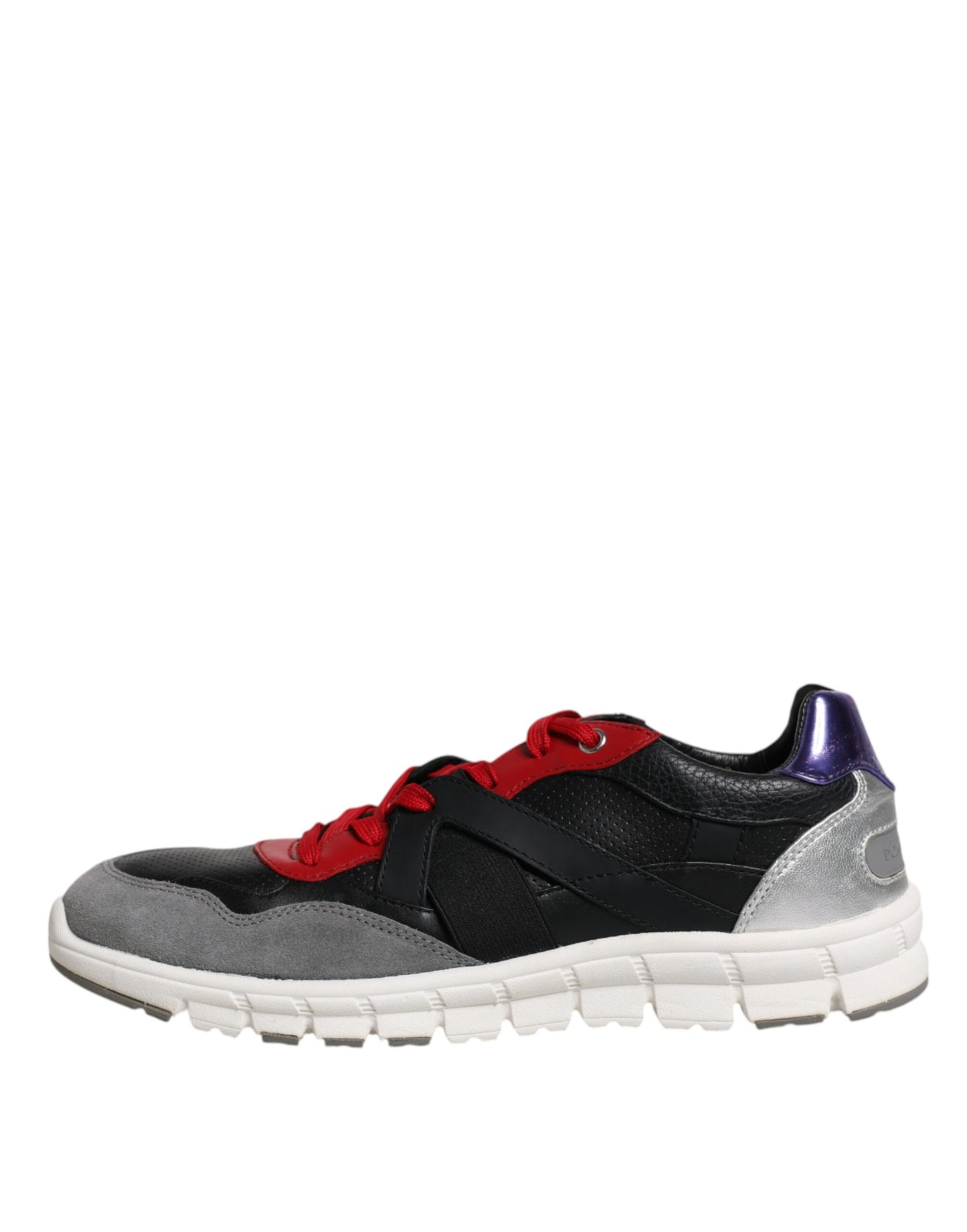 Sneakers basses en cuir et daim multicolores Dolce & Gabbana