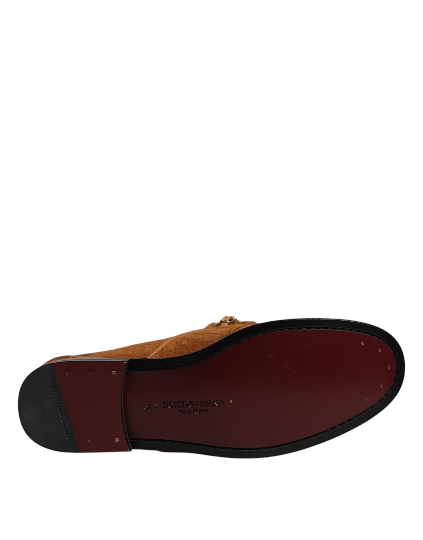 Dolce & Gabbana Bruine Suède Lederen Loafers, Formele Schoenen