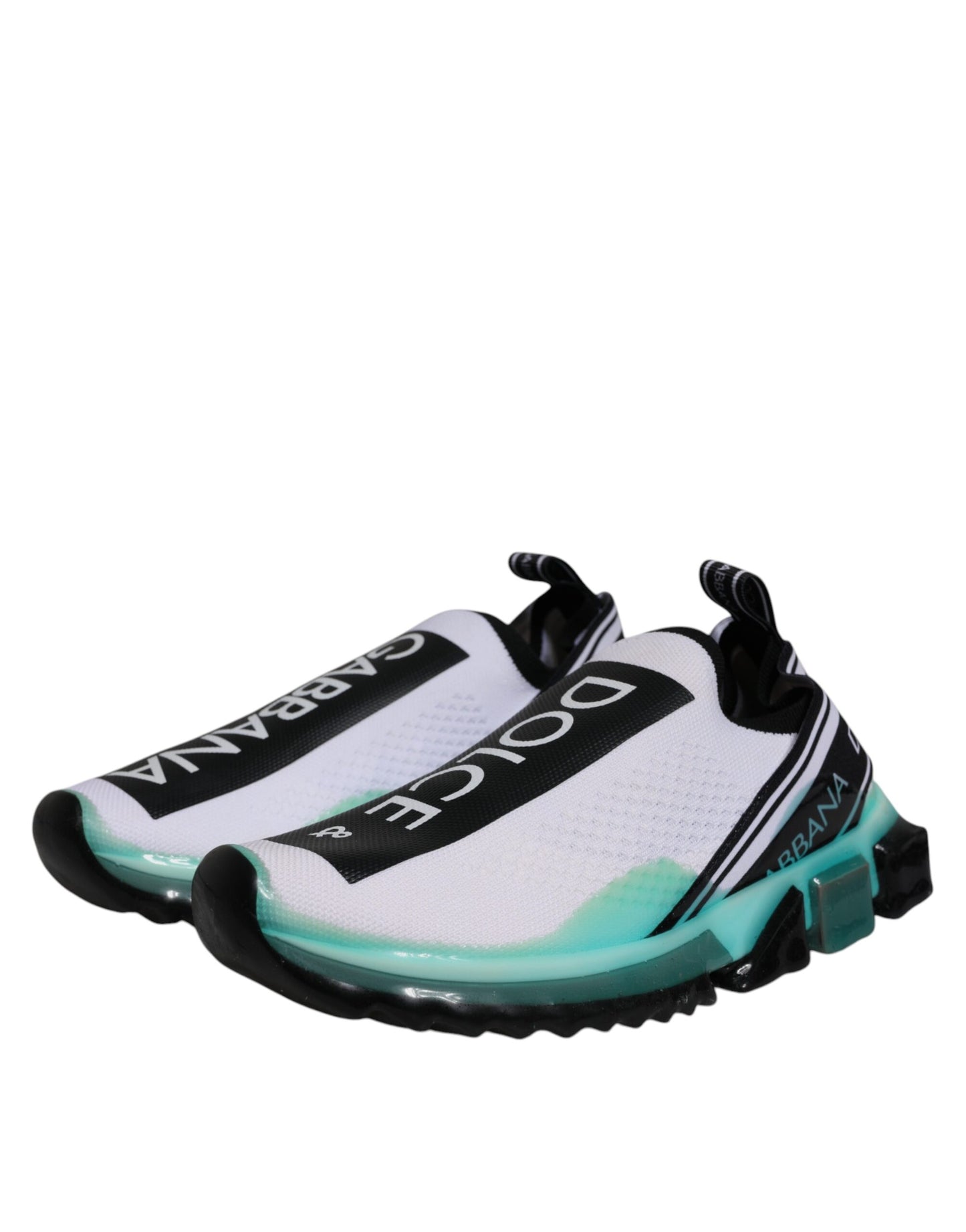 Sneakers blanches et bleues Sorrento à enfiler de Dolce & Gabbana