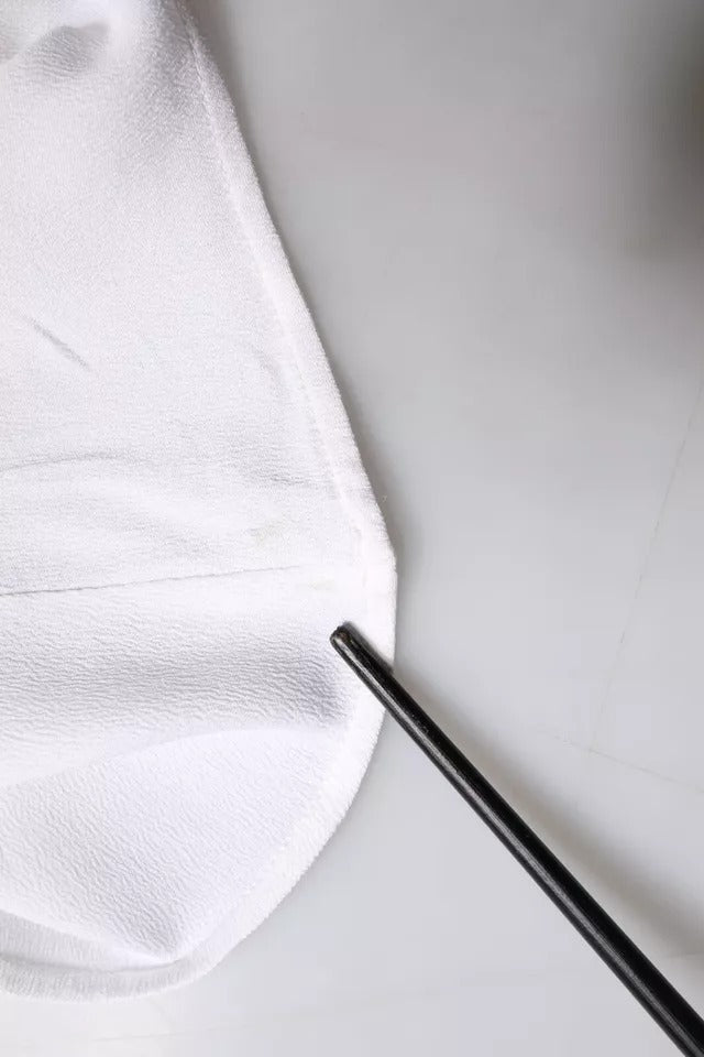 Débardeur blanc sans manches à bretelles spaghetti de Fabiana Filippi