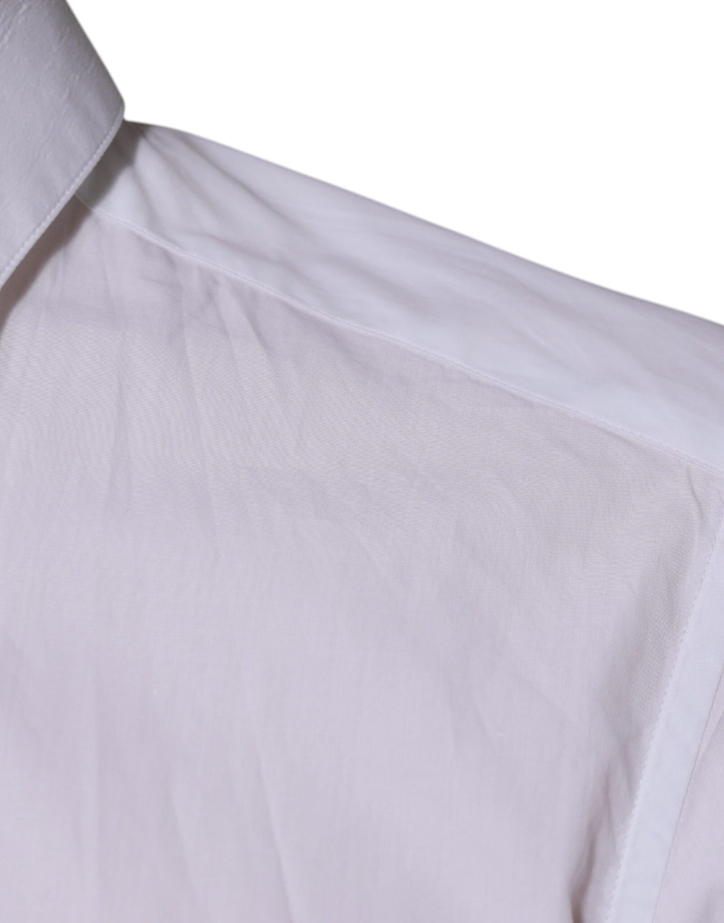 Dolce & Gabbana wit katoenen overhemd met lange mouwen voor formele gelegenheden