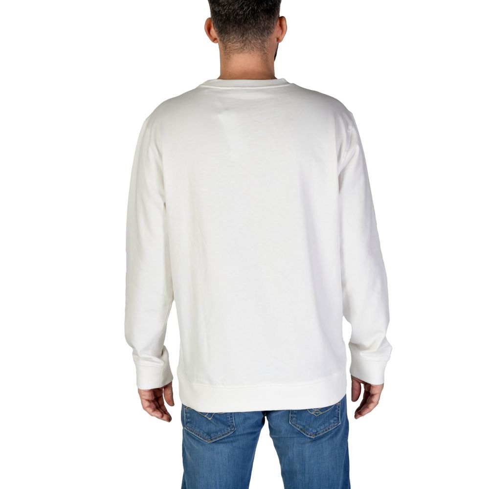 Sweat-shirt en coton blanc Hamaki-Ho