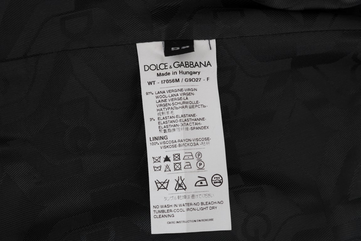 Gilet en laine extensible grise Dolce & Gabbana