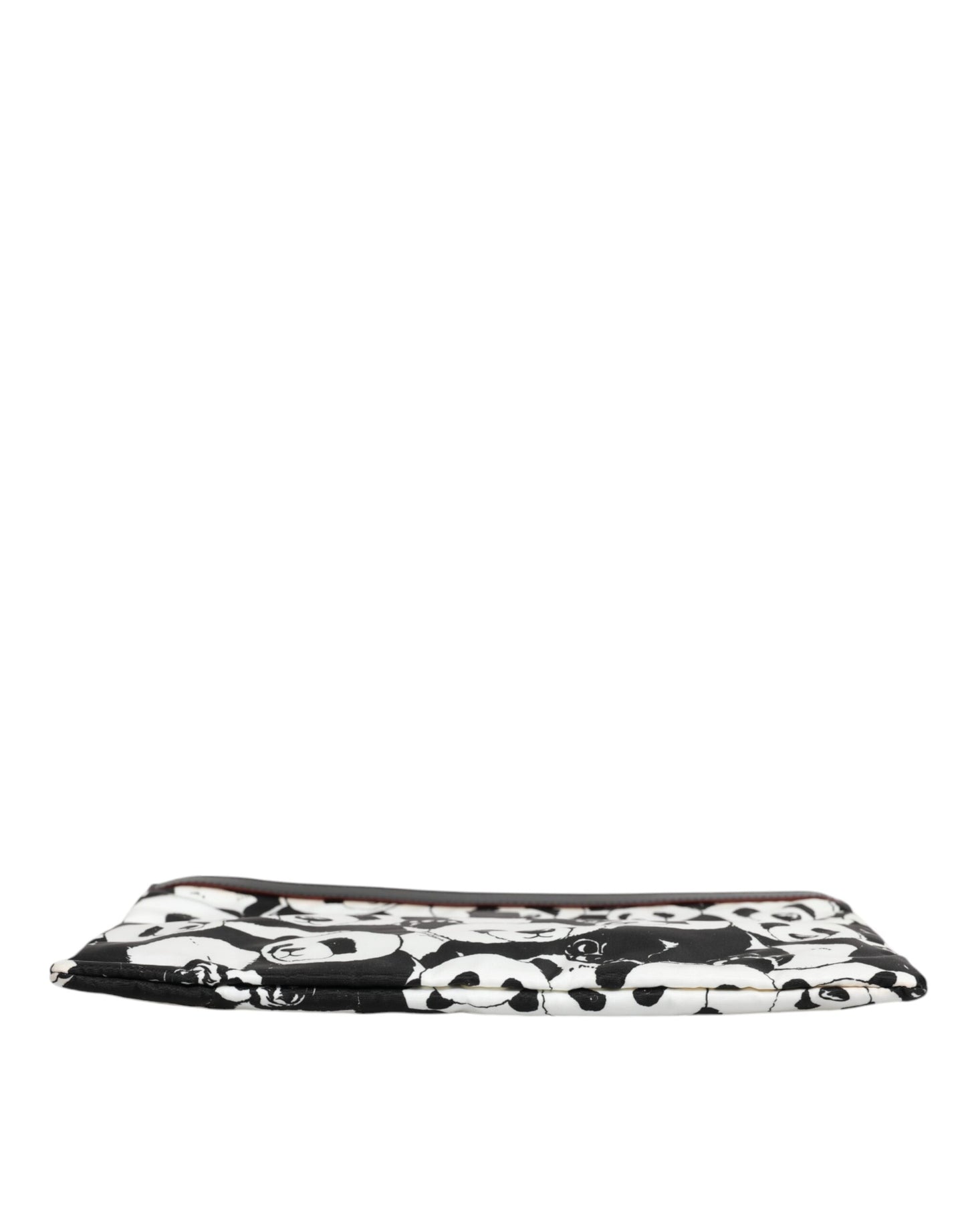 Pochette Dolce & Gabbana à motif panda noir et blanc