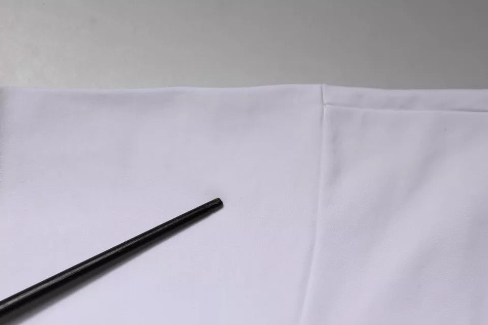 Dolce & Gabbana wit T-shirt met DG-logo en ronde hals en korte mouwen