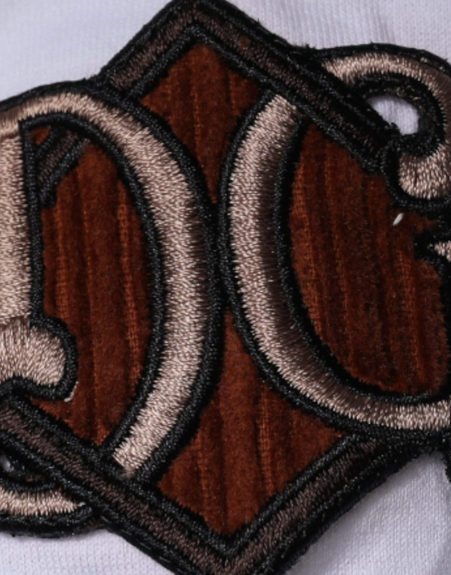 Dolce & Gabbana wit katoenen T-shirt met DG-borduursel en ronde hals.