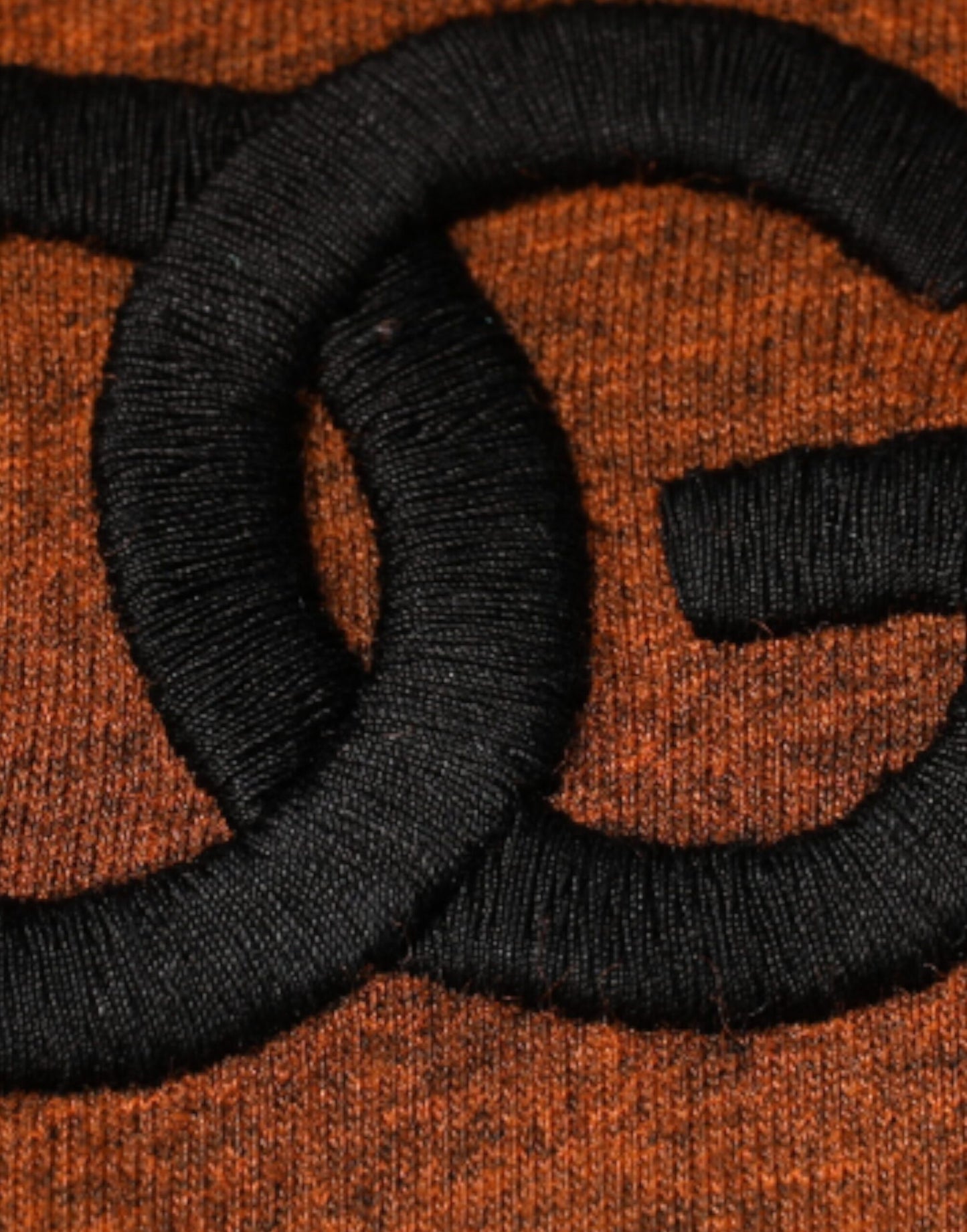 T-shirt en coton à col rond avec logo DG brun de Dolce & Gabbana