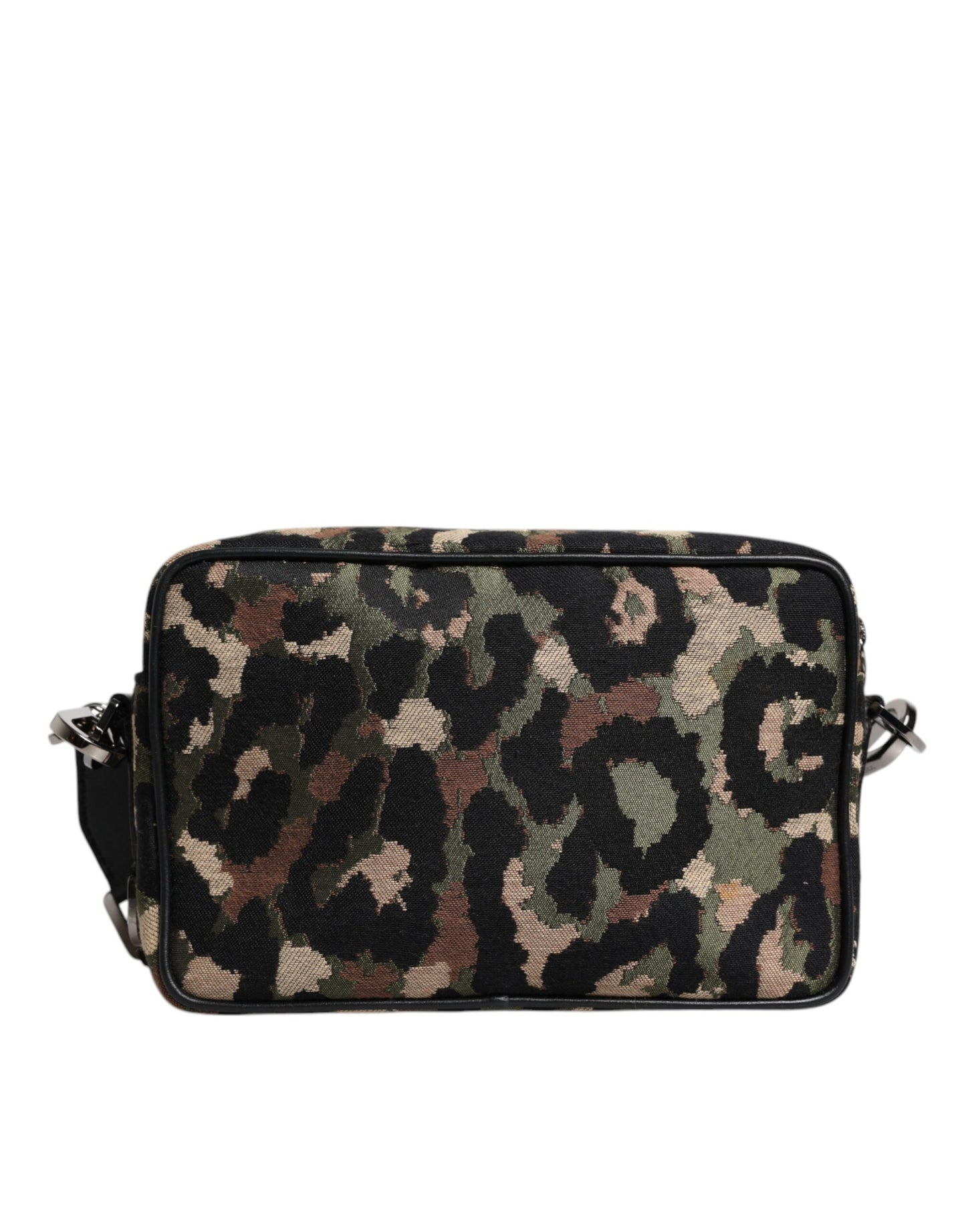 Sac bandoulière Dolce & Gabbana en jacquard léopard multicolore avec logo DG