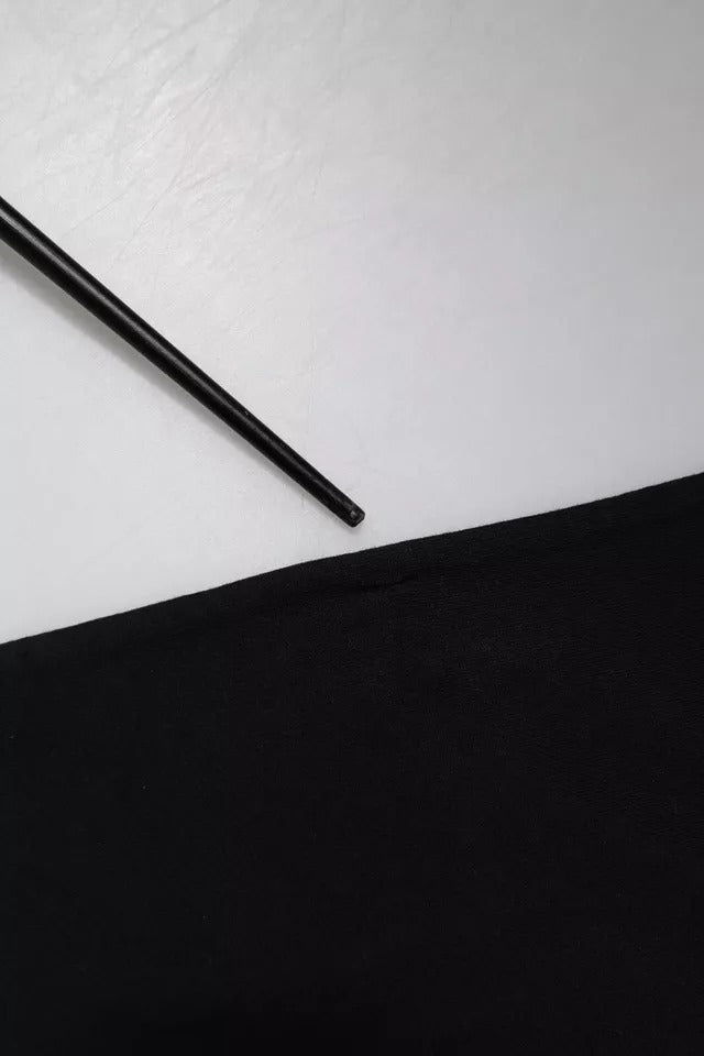 T-shirt en coton à manches courtes noir avec imprimé du logo Dolce & Gabbana