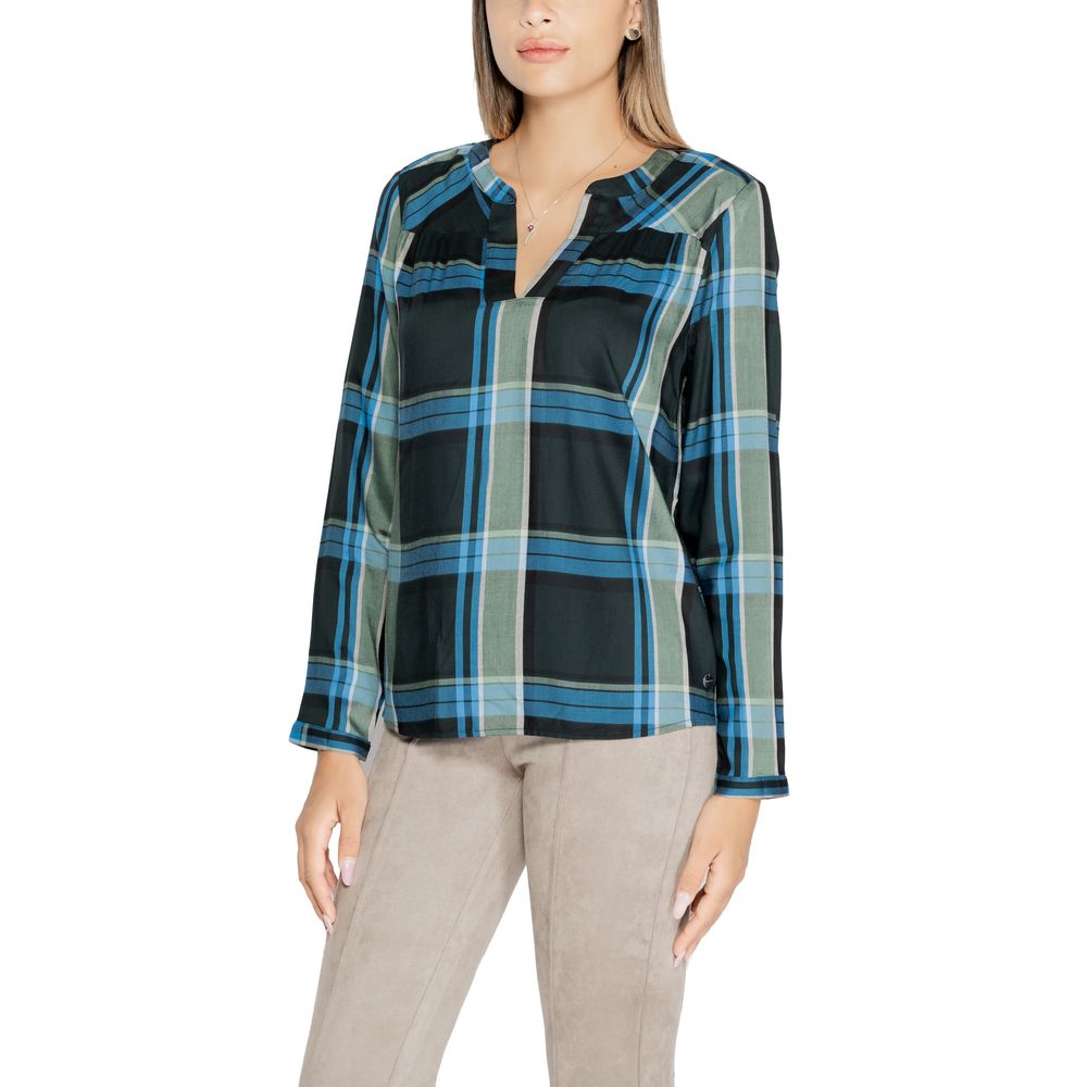 Blouse en viscose verte de la marque Street One