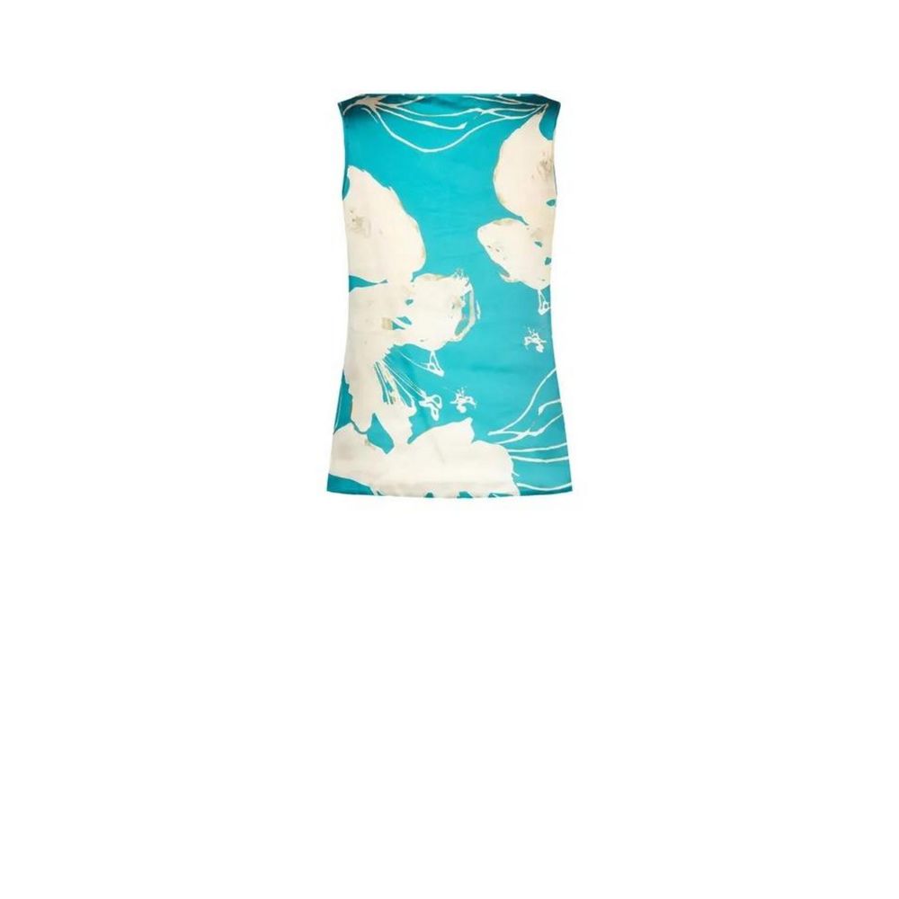 Blouse en polyester turquoise de Rinascimento