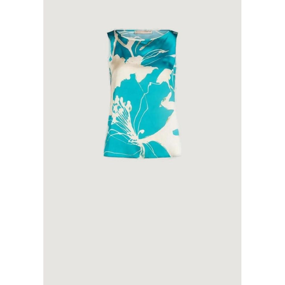 Blouse en polyester turquoise de Rinascimento