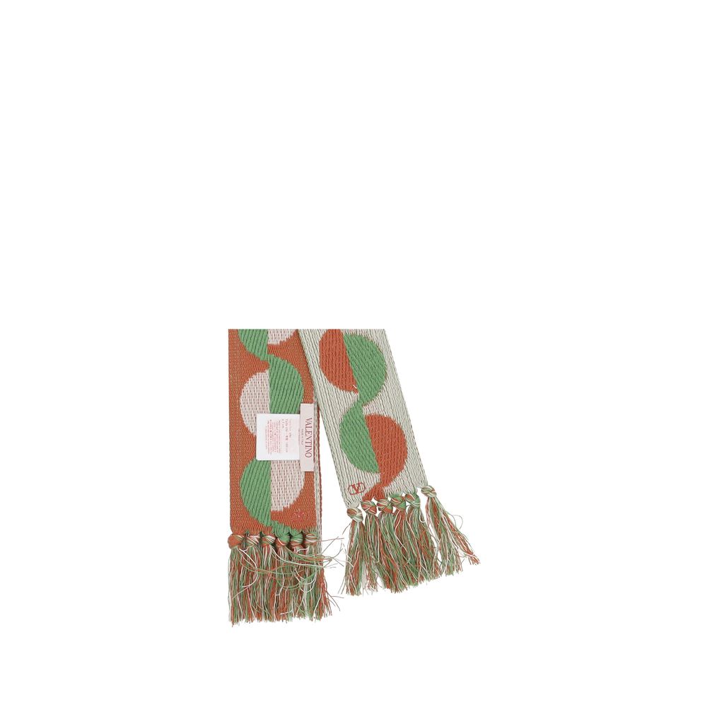 Écharpe à motif jacquard géométrique Valentino Garavani
