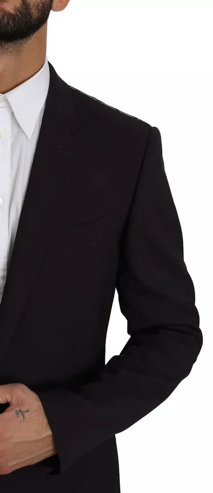 Dolce & Gabbana paars MARTINI wollen stretch 2-delig pak