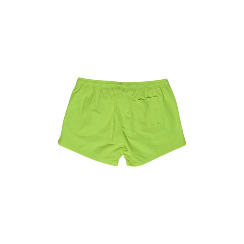 Short de bain jaune en polyester Hamaki-Ho