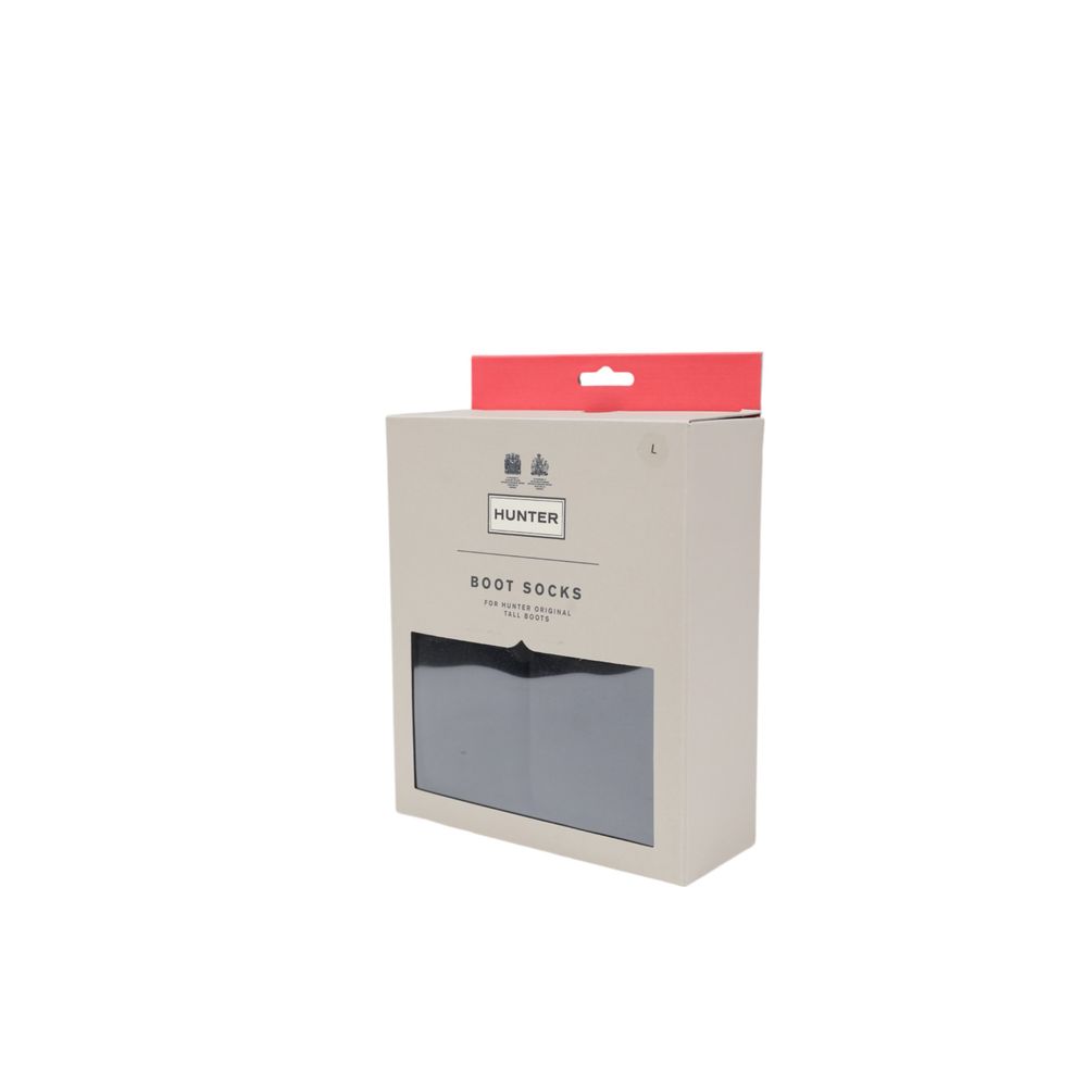 Chaussette en polyester recyclé noir Hunter