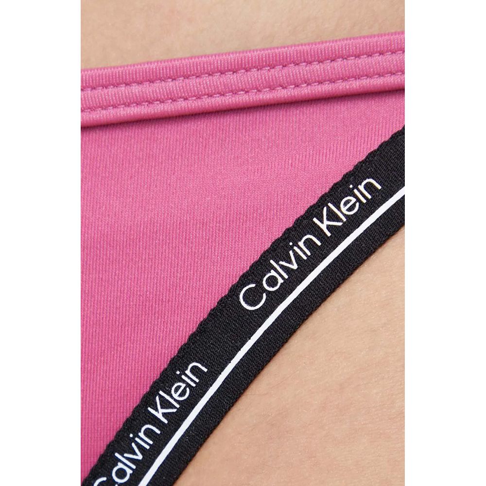 Short de bain en polyester rose Calvin Klein Jeans