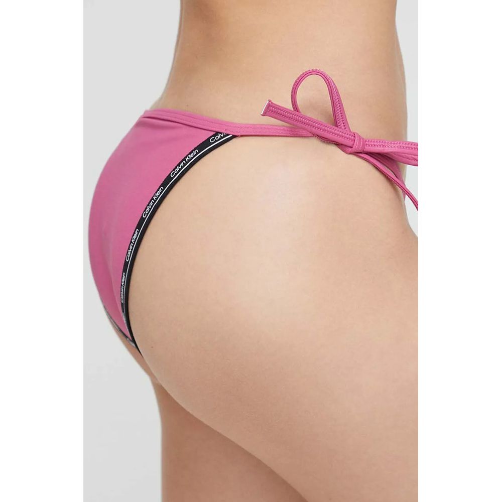 Short de bain en polyester rose Calvin Klein Jeans