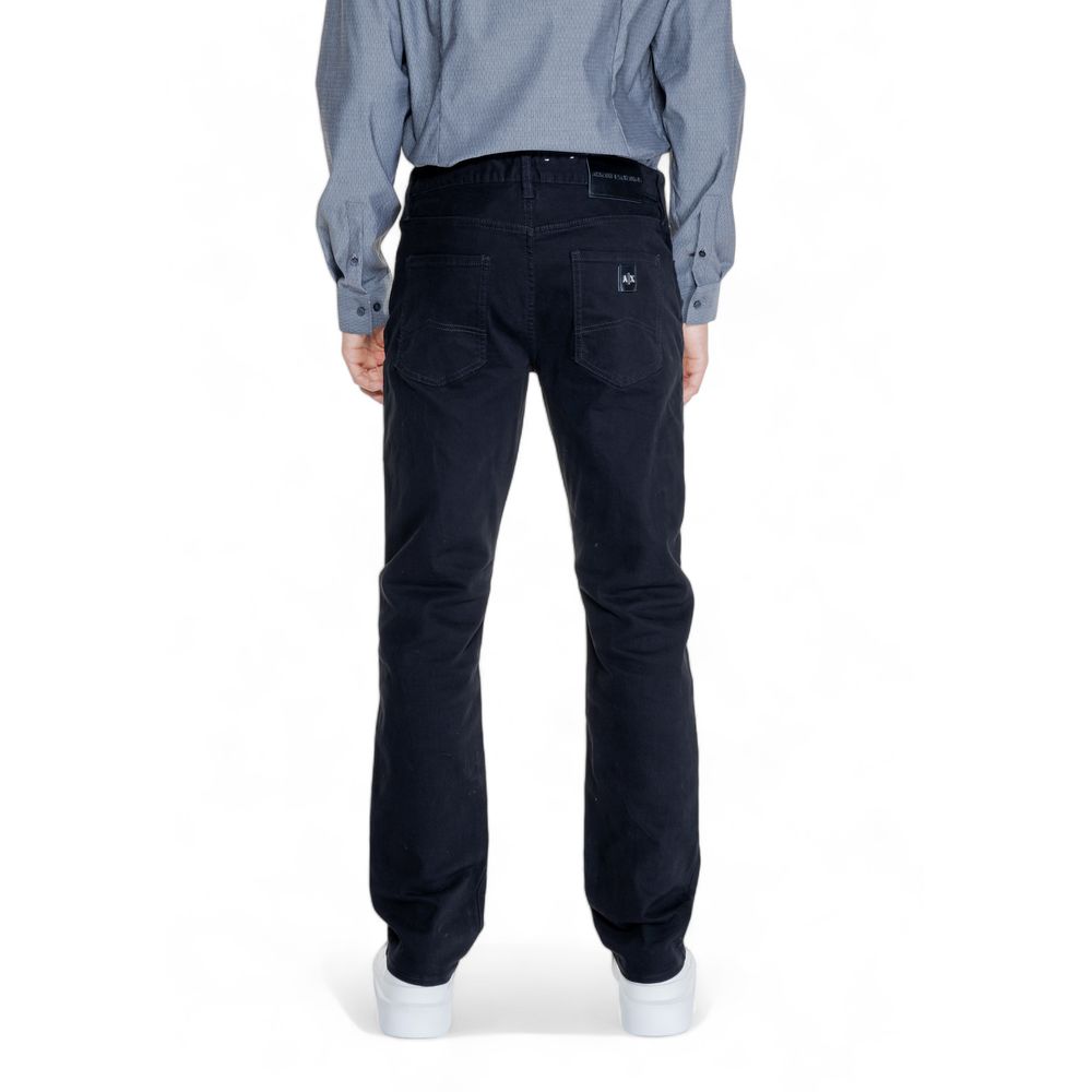 Armani Exchange zwarte katoenen skinny broek