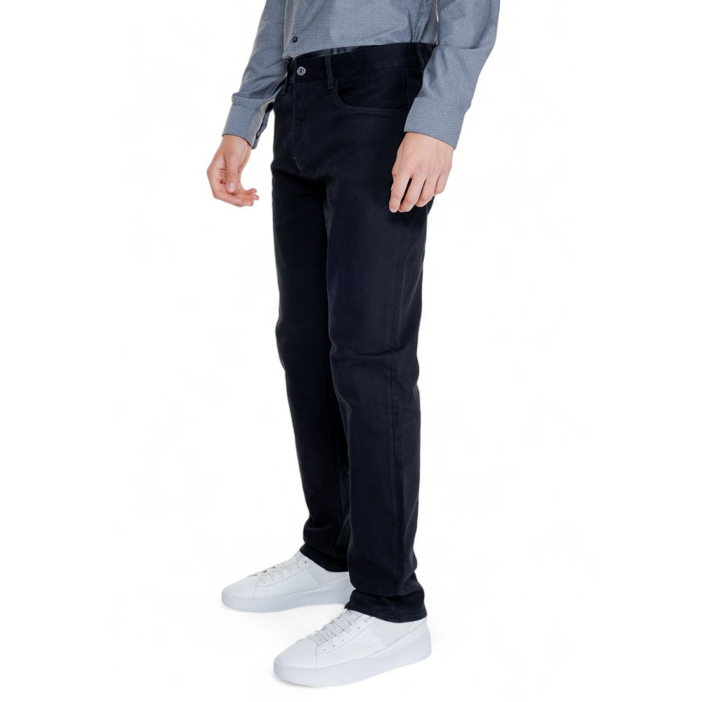 Armani Exchange zwarte katoenen skinny broek