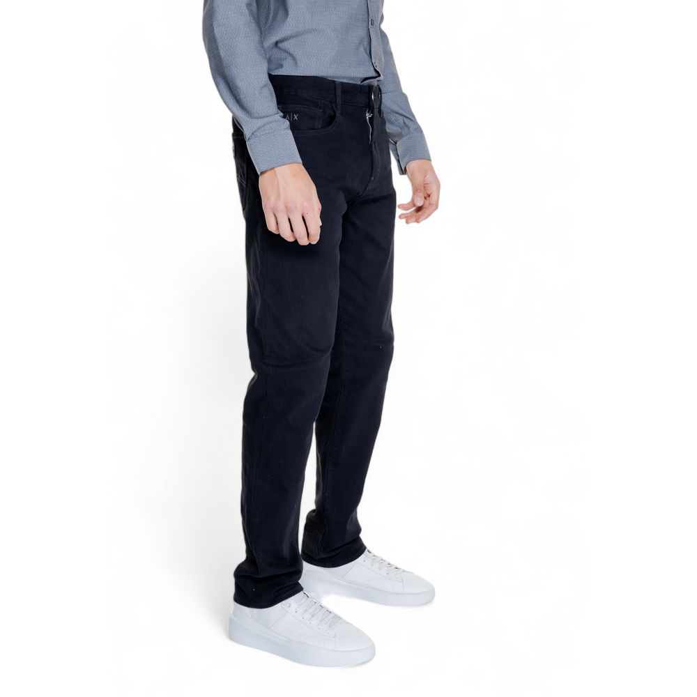 Armani Exchange zwarte katoenen skinny broek