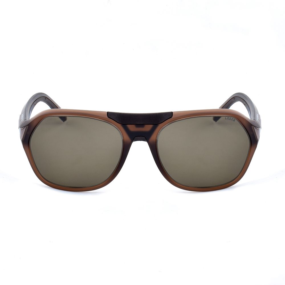 Lunettes de soleil injectées marron Lozza