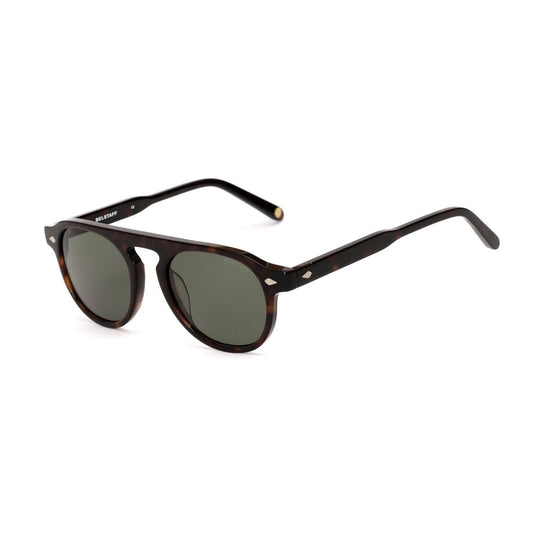 Lunettes de soleil Belstaff en acétate marron