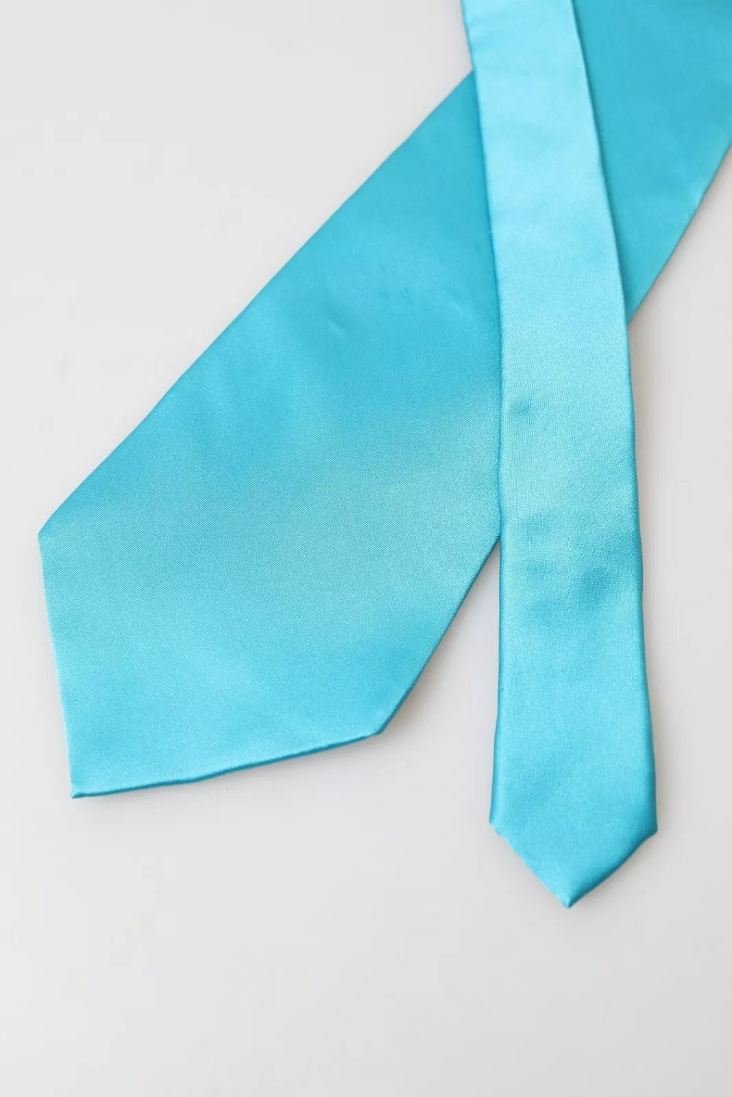 Cravate large pour homme Dolce & Gabbana bleu clair 100 % soie