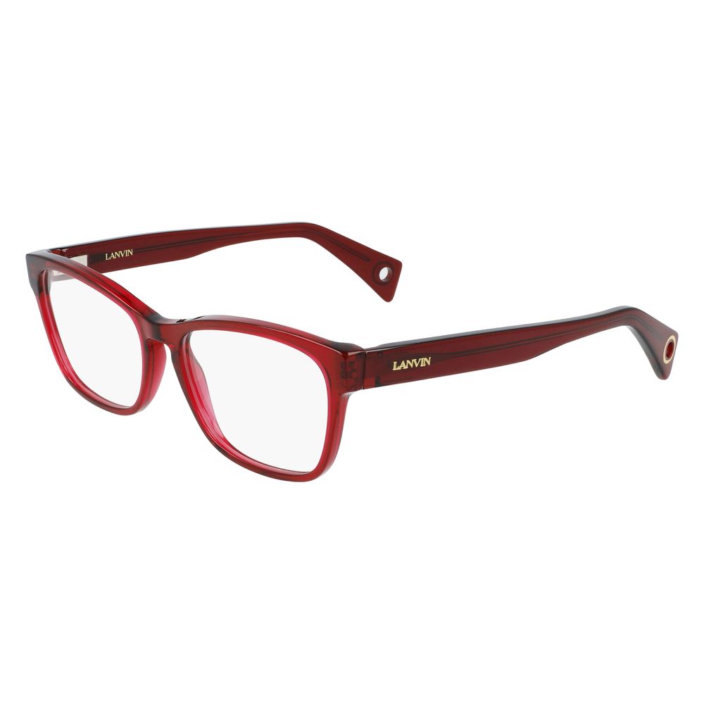 Lunettes Lanvin à montures rouges en acétate