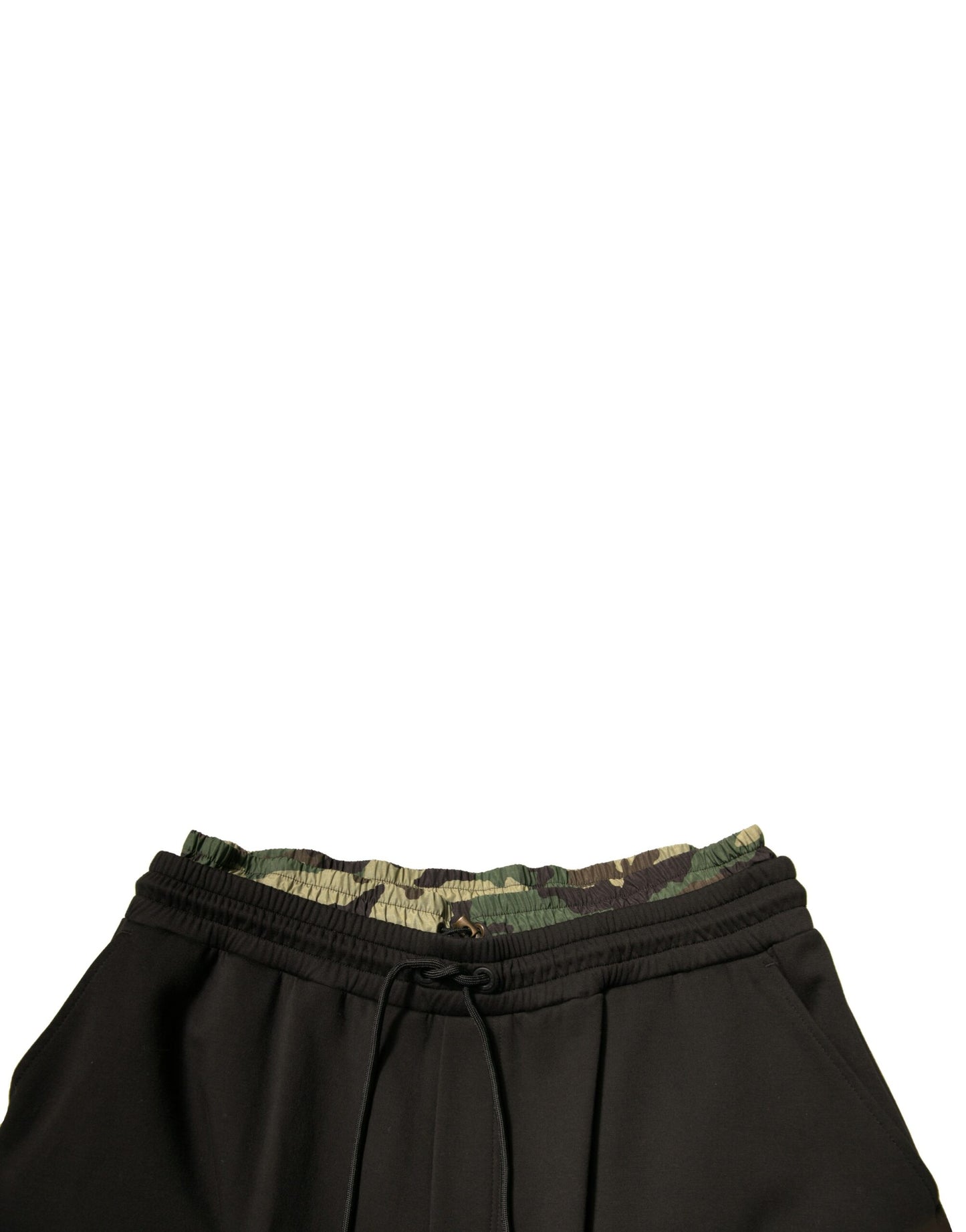 Dolce & Gabbana zwarte camouflage joggingbroek van katoen met cargozakken