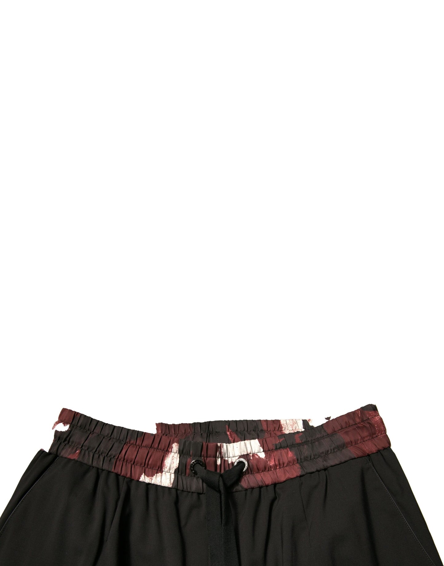 Pantalon de jogging en laine noir à motif camouflage Dolce & Gabbana