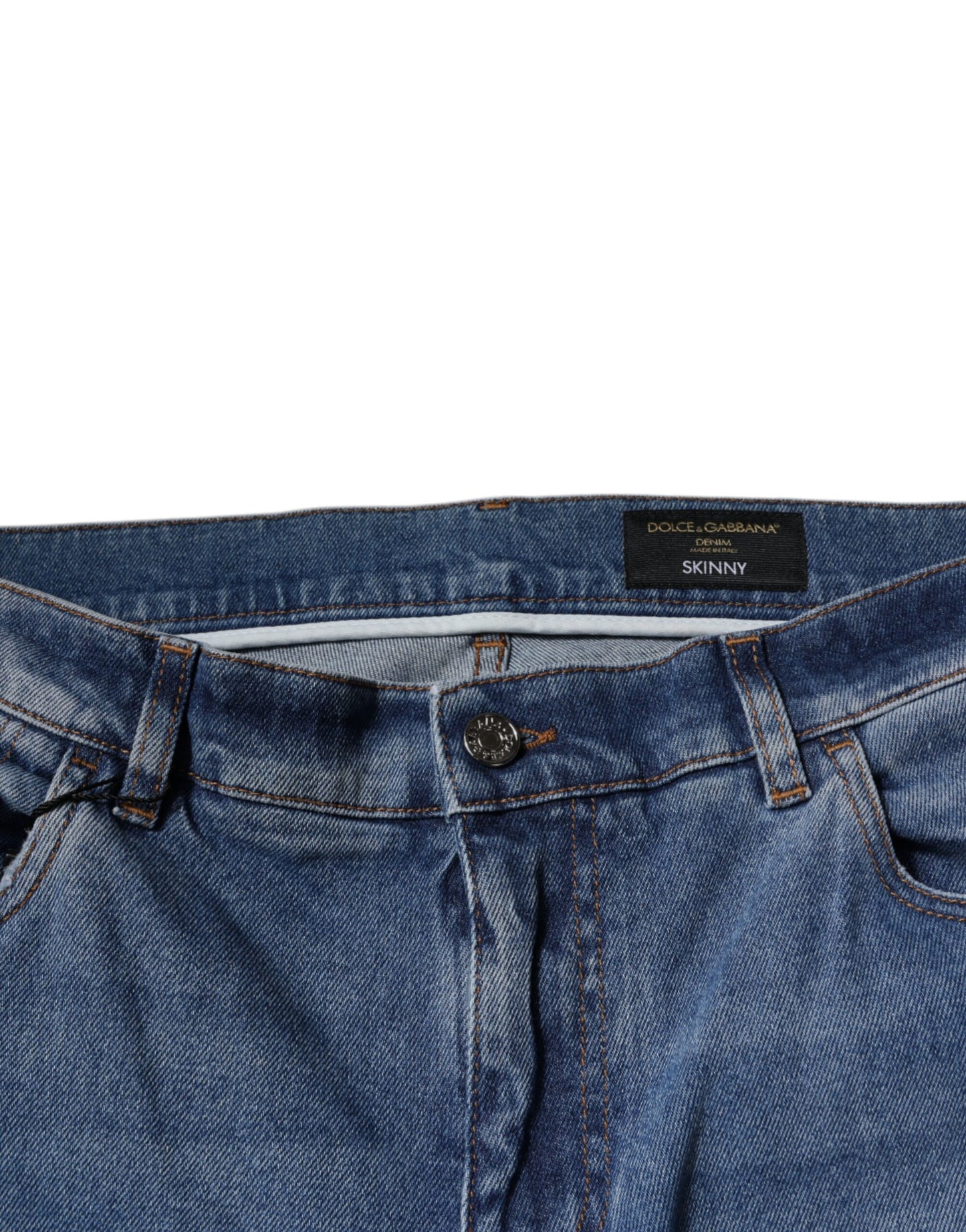 Jeans skinny en coton bleu clair pour homme de Dolce & Gabbana