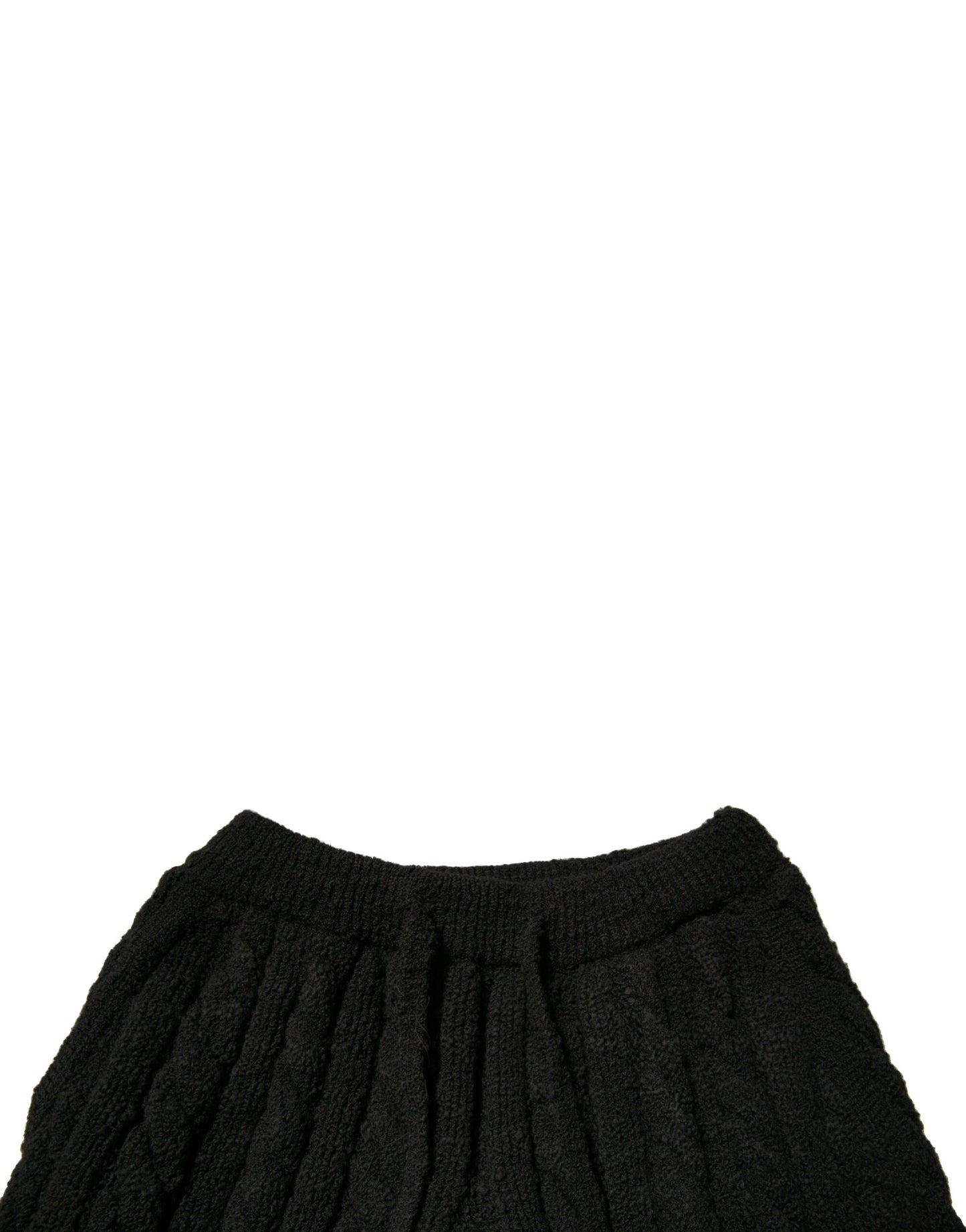Pantalon skinny en laine noire à maille de Dolce & Gabbana