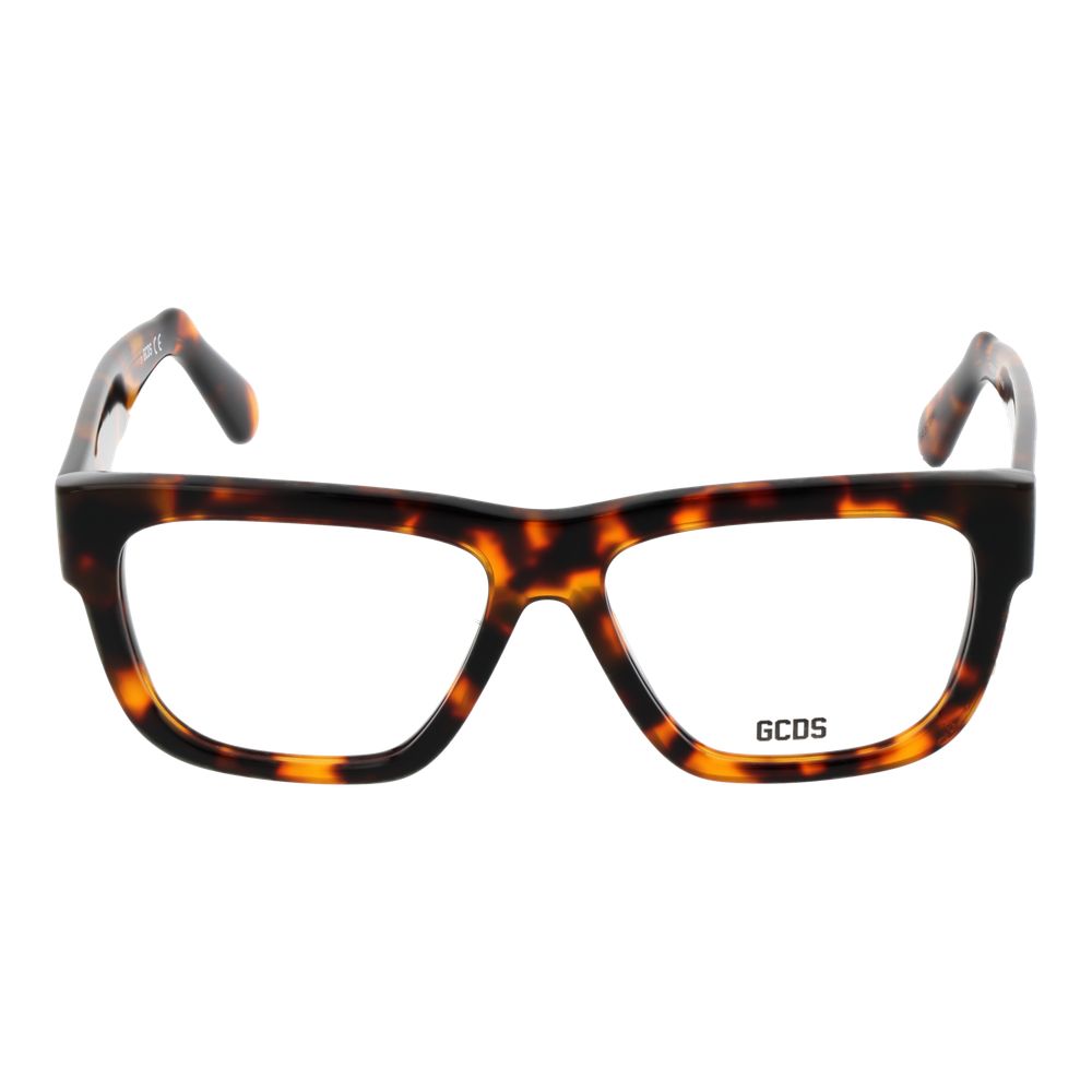 Monture de lunettes GCDS marron unisexe