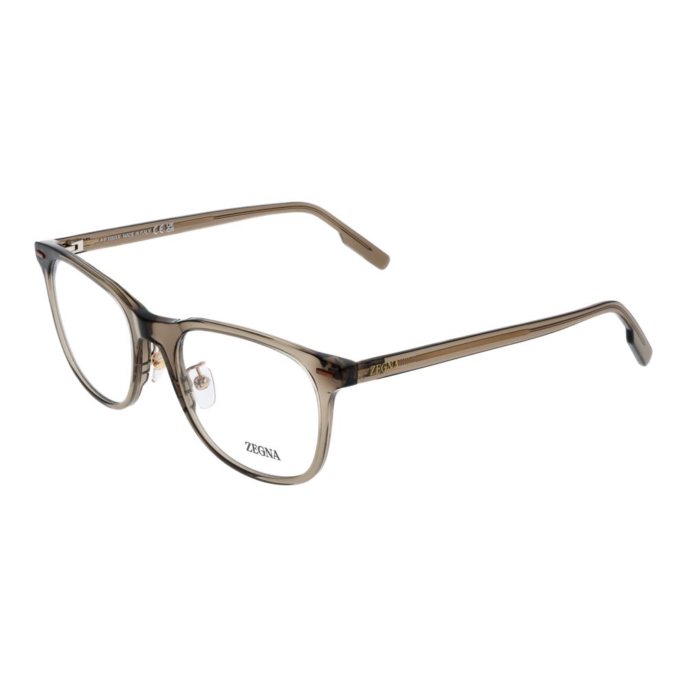 Monture de lunettes pour homme marron Ermenegildo Zegna