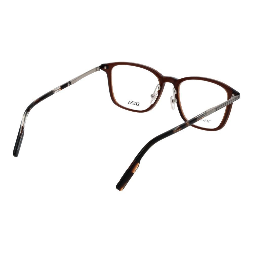 Monture de lunettes pour homme marron Ermenegildo Zegna