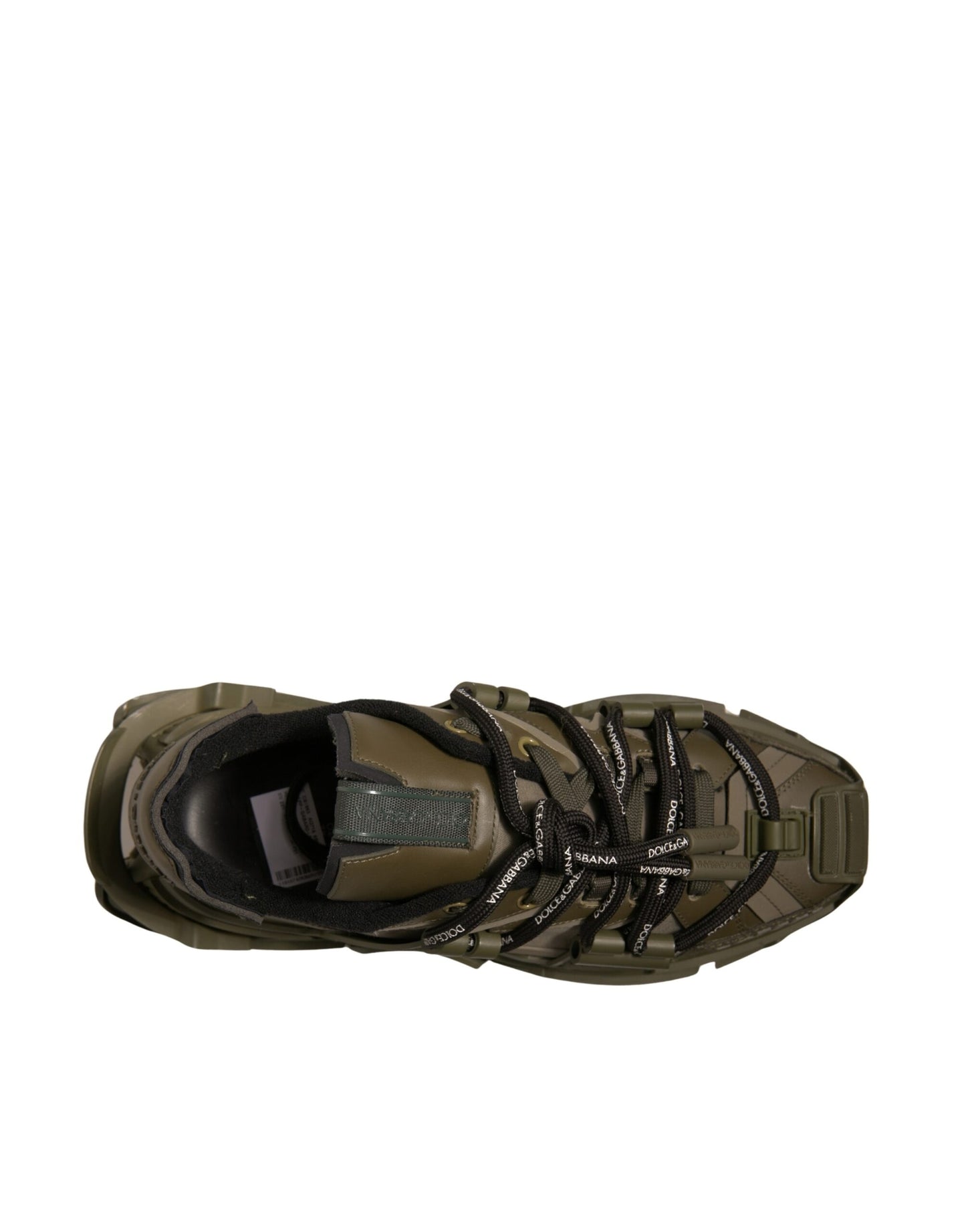 Sneakers basses Space en vert militaire de Dolce & Gabbana