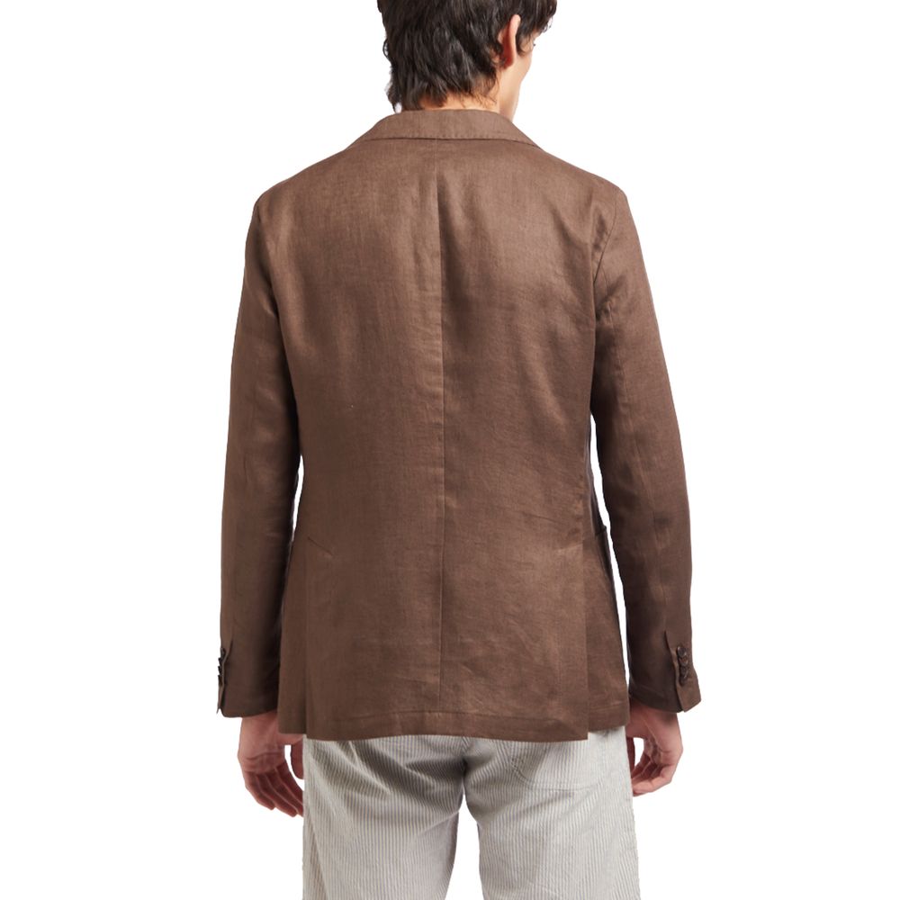 AT.P.CO Bruine Linnen Blazer