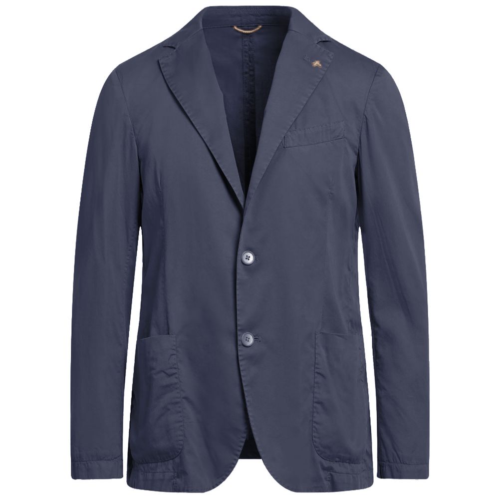 AT.P.CO Blauwe katoenen blazer