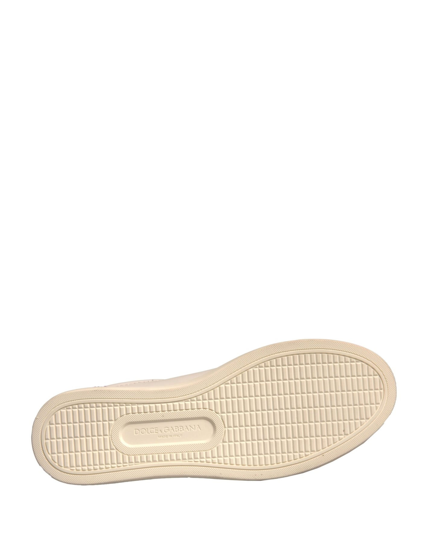 Sneakers basses en cuir suédé blanc Dolce & Gabbana