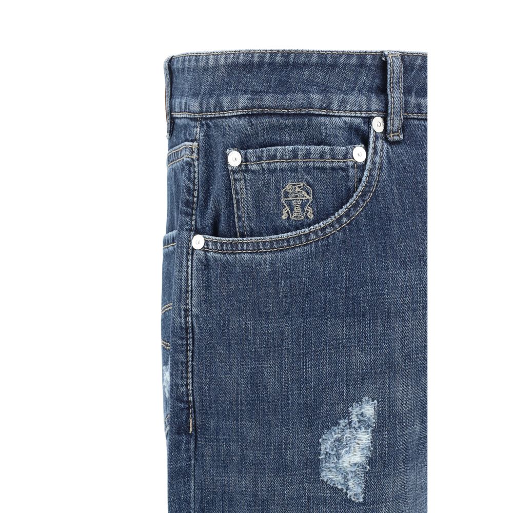Jeans Brunello Cucinelli effet usé