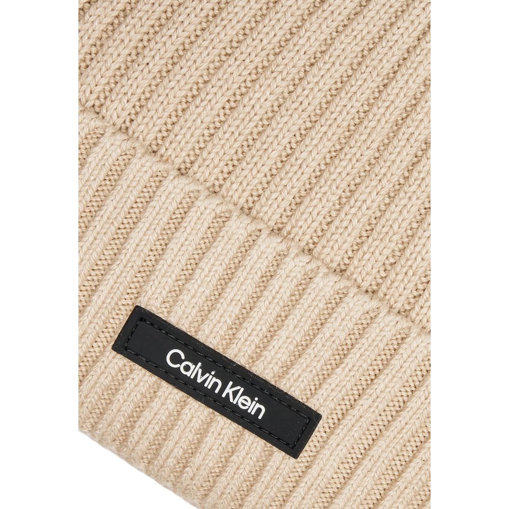 Calvin Klein Beige Biologisch Katoenen Petten Baseballpet
