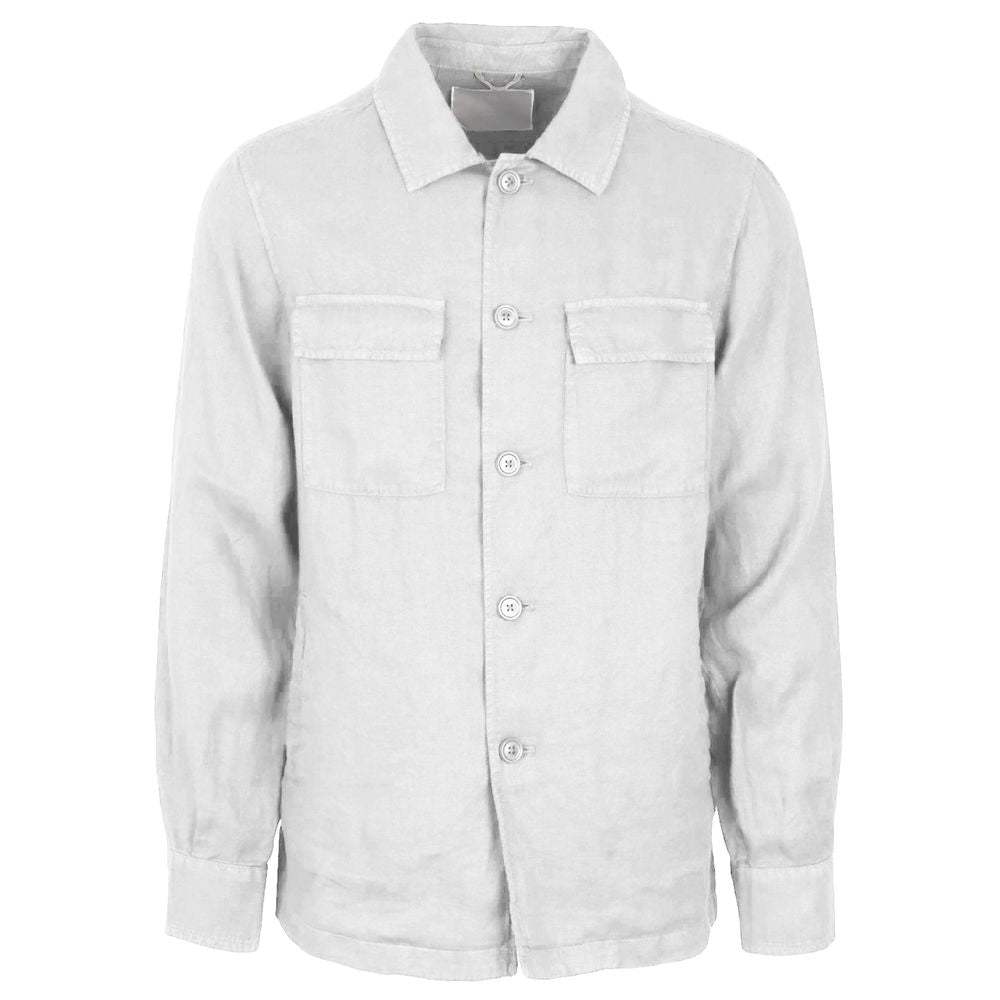 Chemise en lin blanc AT.P.CO