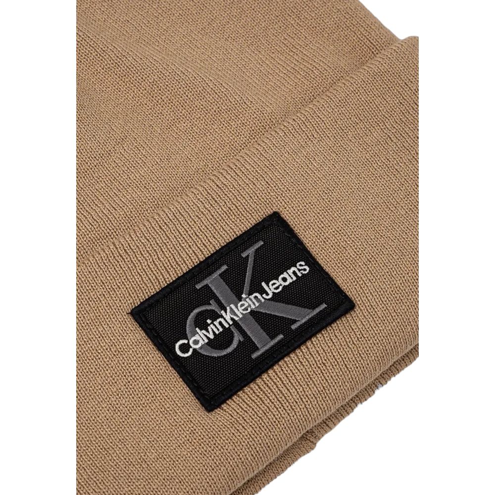 Calvin Klein Jeans Beige Katoenen Petten Baseballpet