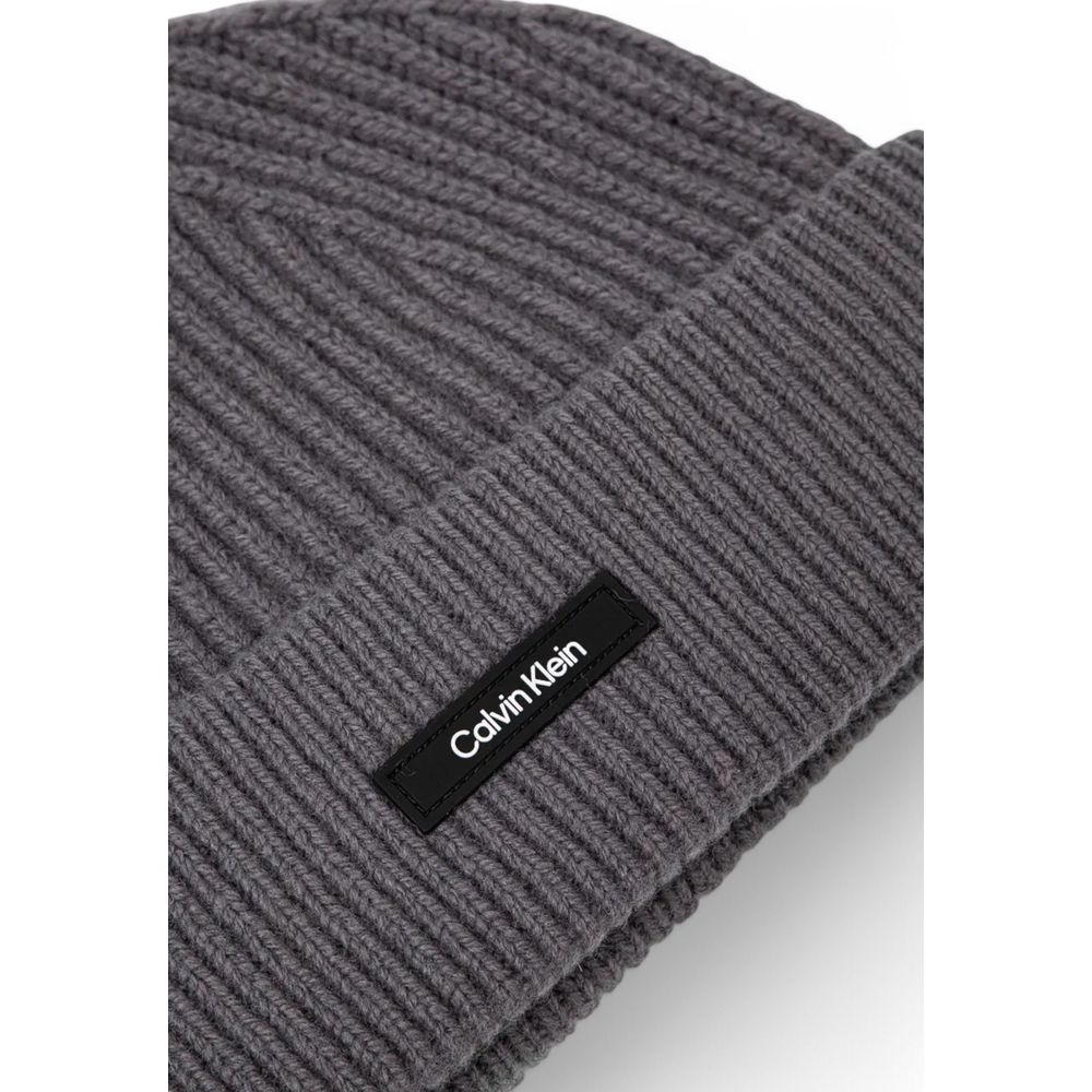 Calvin Klein Grijze Biologische Katoenen Petten Baseballpet